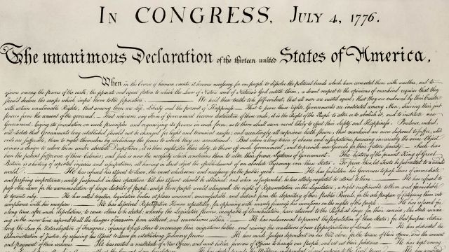 The Declaration Of Independence