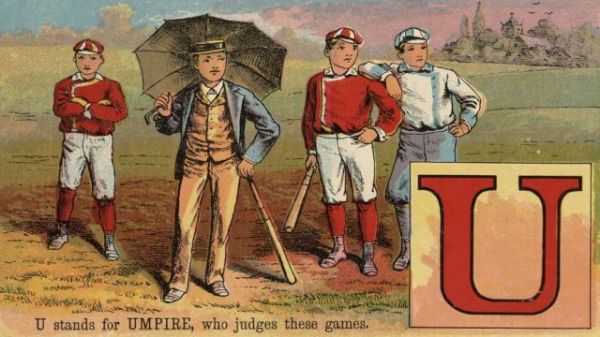 U stands for UMPIRE, who judges these games