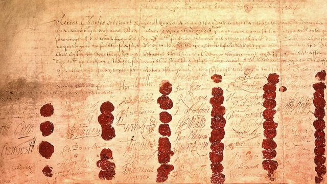 Charles I's Death Warrant