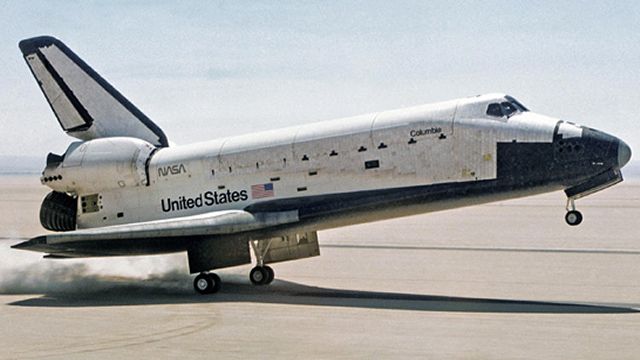 Columbia Landing After The Maiden Flight