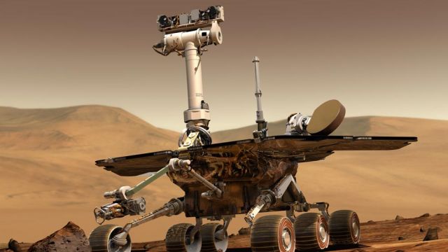 Artist's Impression Of A Mars Rover