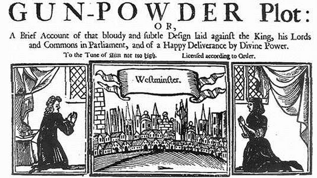 The Gunpowder Plot In The News