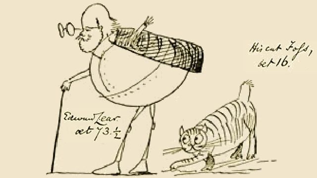 Edward Lear And His Cat Foss