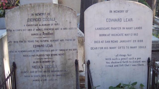 Edward Lear's Grave