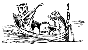 Owl And The Pussycat In The Boat