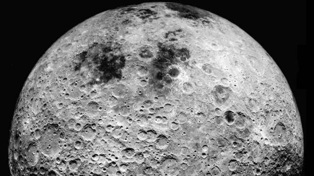 Photograph Of The Dark Side Of The Moon Taken By Apollo 16