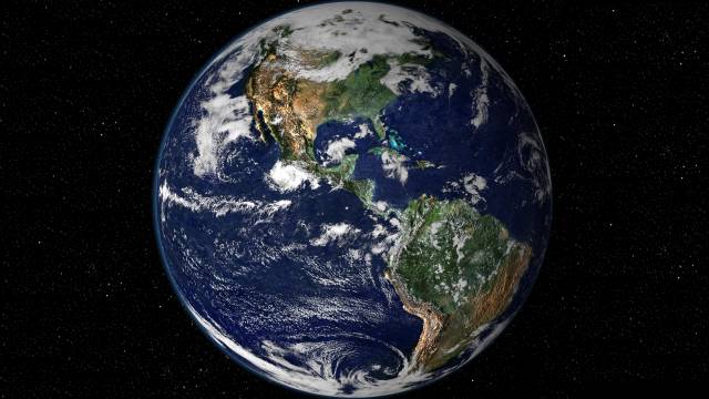 A Photograph Of Earth From Space