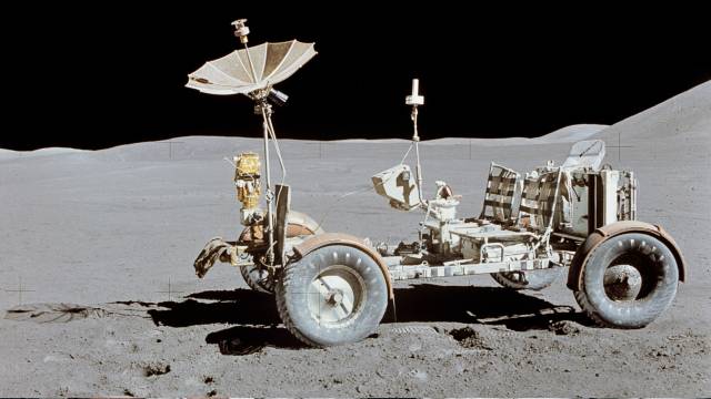 The Lunar Rover As Left Parked When Apollo 15 Returned To Earth