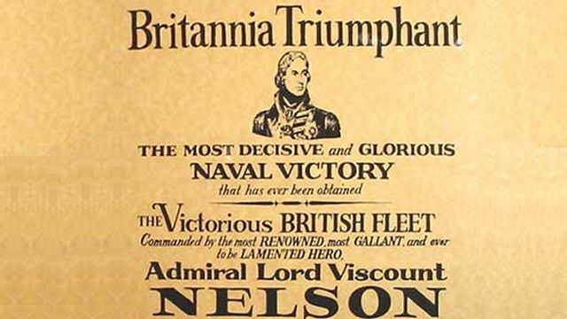 Announcement Of The Victory At Trafalgar And Nelson's Death