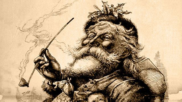 Thomas Nast's Later Santa Claus