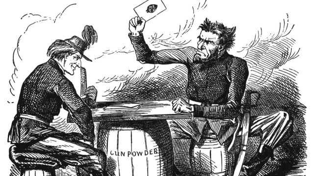 Abe Lincoln's Last Card A Famous Cartoon by John Tenniel
