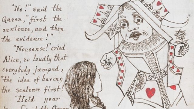 Original Manuscript for Alice Under Ground
